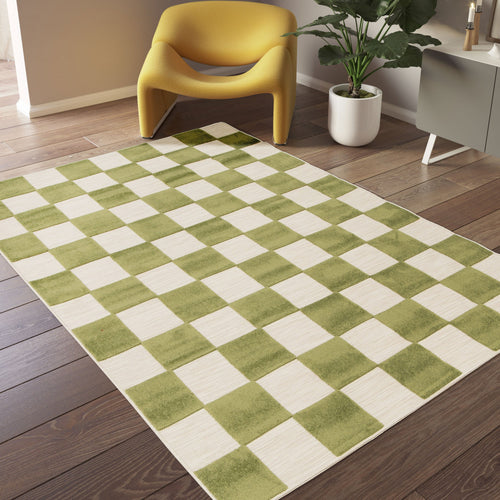 Addo – Tapis intérieur et extérieur à motif géométrique - Vert 160x230 cm - 1