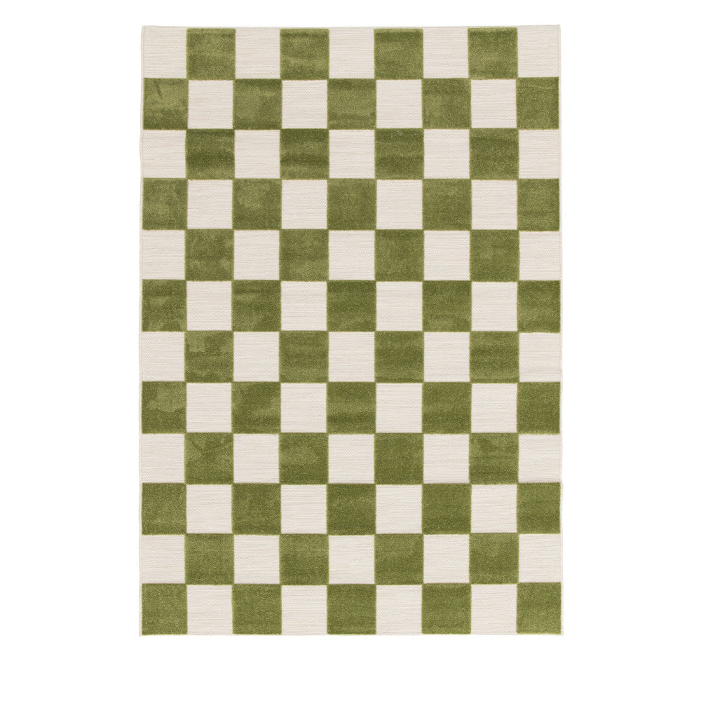 Addo – Tapis intérieur et extérieur à motif géométrique - Vert 120x170 cm - 1