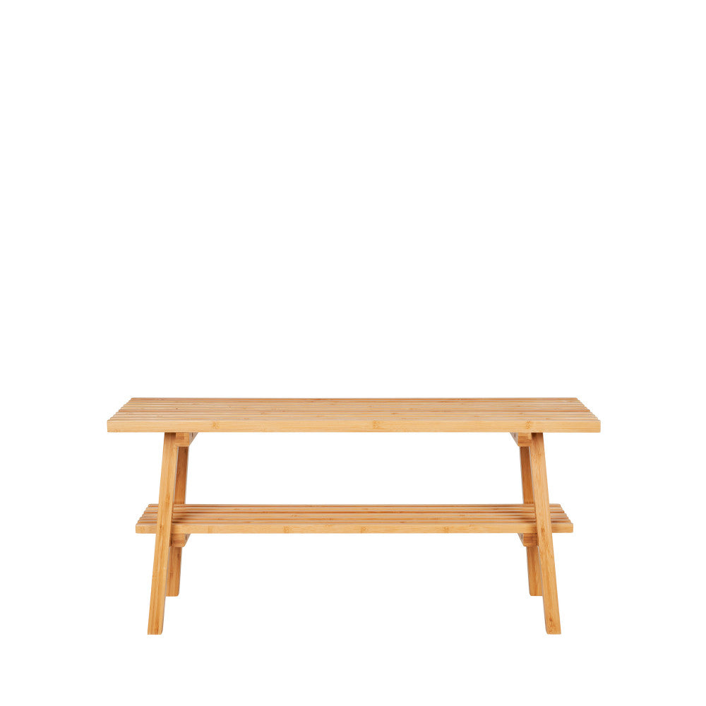 Ember - Banc en bambou L70cm - Bois clair - 1
