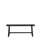 Imme - Banc en bois L110cm - Noir - 2