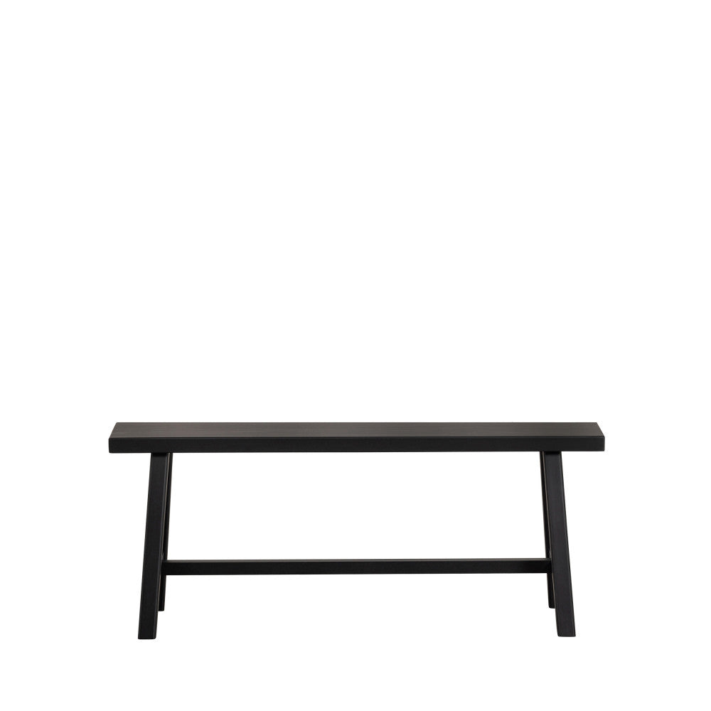 Imme - Banc en bois L110cm - Noir - 2