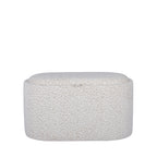 Zoé - Banc coffre imprimé léopard convertible en table basse L77cm - Beige - 2