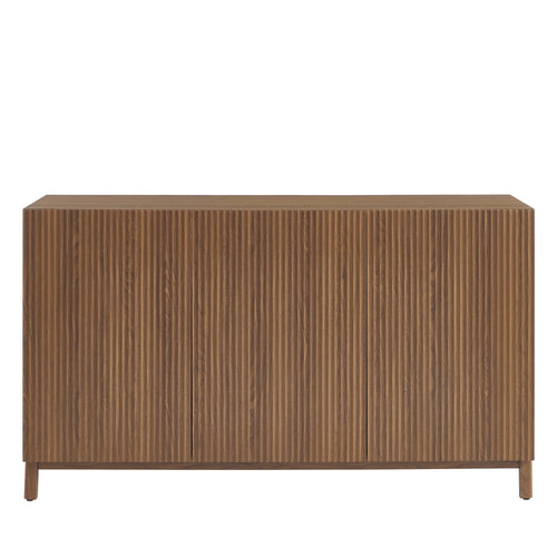 Belly - Buffet 3 portes en bois L140cm - Bois foncé - 2