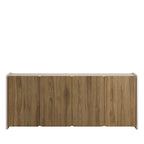 Enara - Buffet 4 portes en bois L180cm - Bois foncé - 2