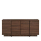 Hopa - Buffet 4 portes en bois L180cm - Bois foncé - 2