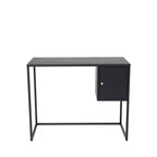 Bakal - Bureau 1 porte en métal L95cm - Noir - 2