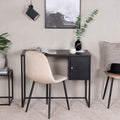 Bakal - Bureau 1 porte en métal L95cm - Noir - 1
