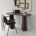 Lina - Bureau en bois L120cm - Bois foncé - 1