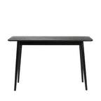 Fabio - Console en bois 120x40cm - Noir - 2