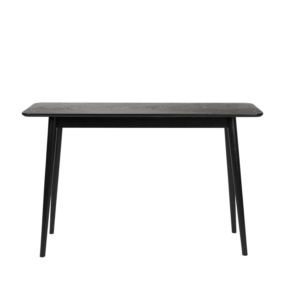 Fabio - Console en bois 120x40cm - Noir - 2