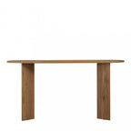 Sam - Console ovale en bois L150cm - Bois clair - 2