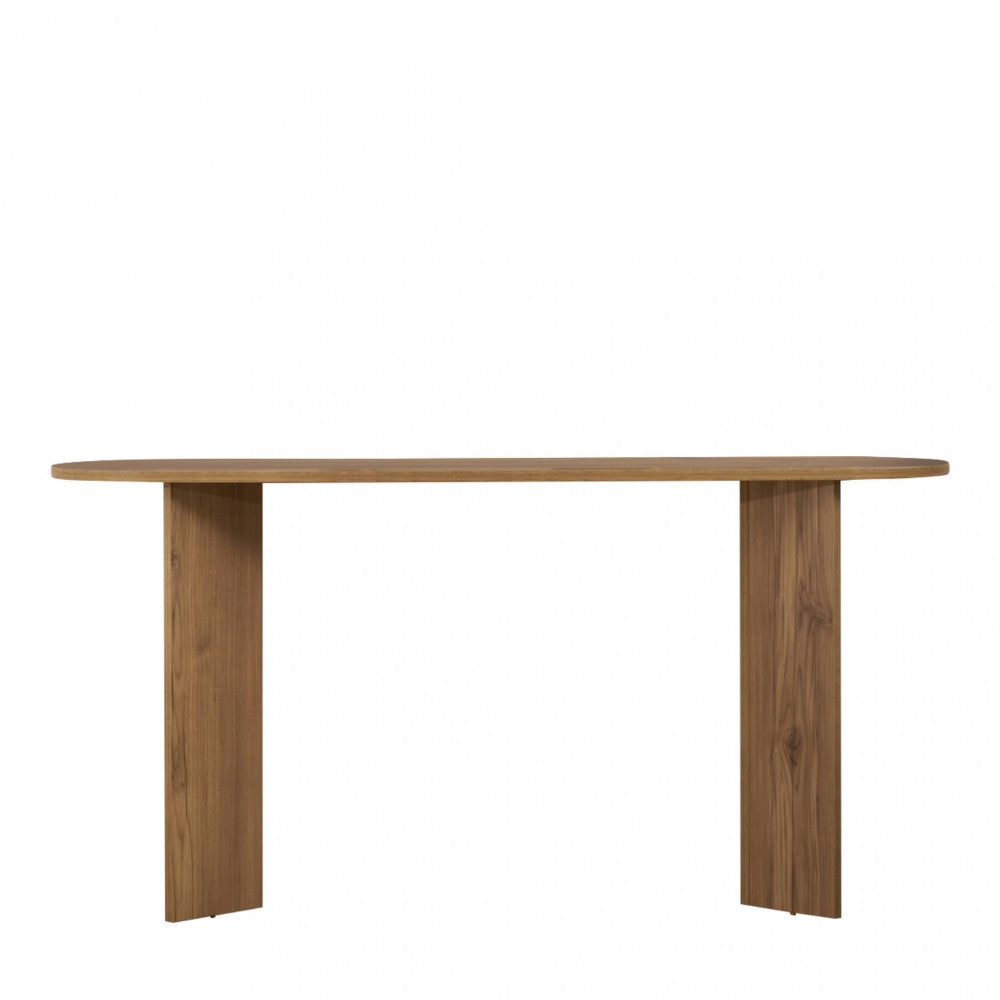 Sam - Console ovale en bois L150cm - Bois clair - 2