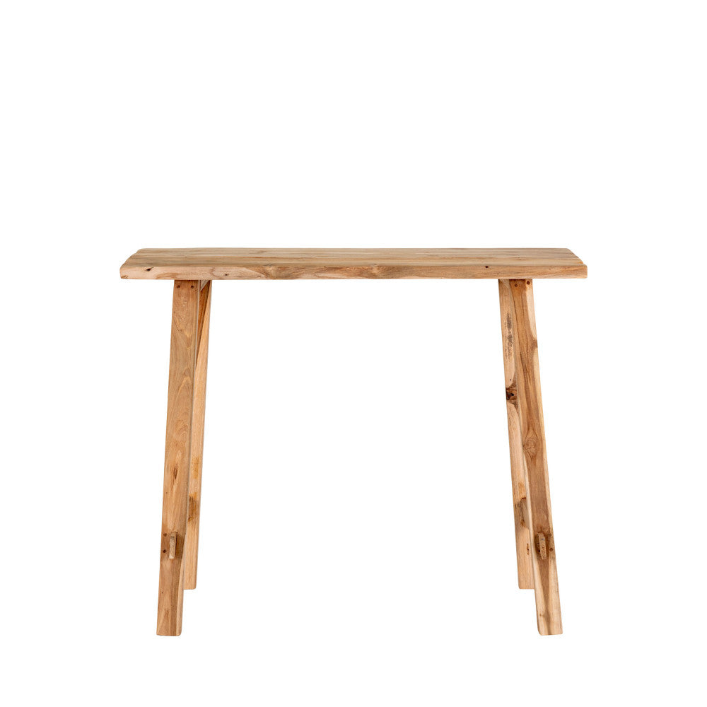 Girona - Console en teck L90cm - Bois clair - 2