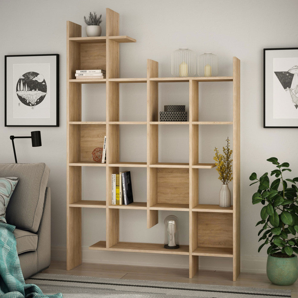 Mako - Étagère en bois H188cm - Bois clair - 1
