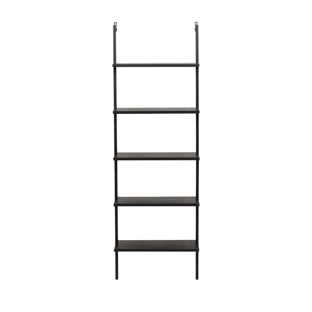 Caracas - Étagère en métal H183cm - Noir - 2