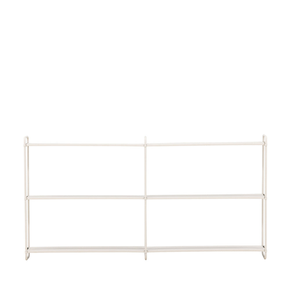 Lyon - Étagère murale en métal L122cm - Beige - 2