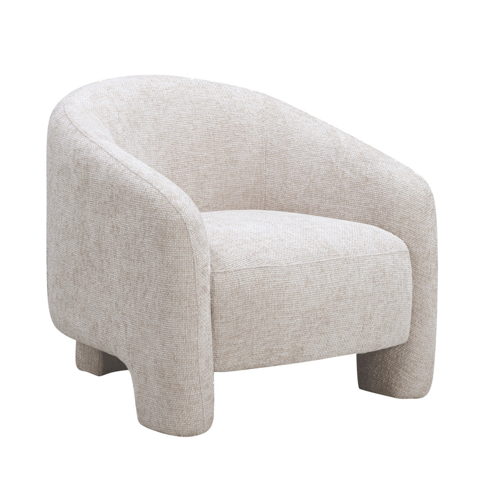 Topaz - Fauteuil en tissu - Ecru - 2