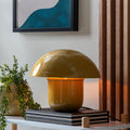 Fat Mushroom - Lampe à poser champignon en métal - Jaune - 1