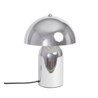 Arto - Lampe à poser champignon en métal - Chrome - 2