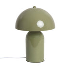 Arto - Lampe à poser champignon en métal - Vert - 2