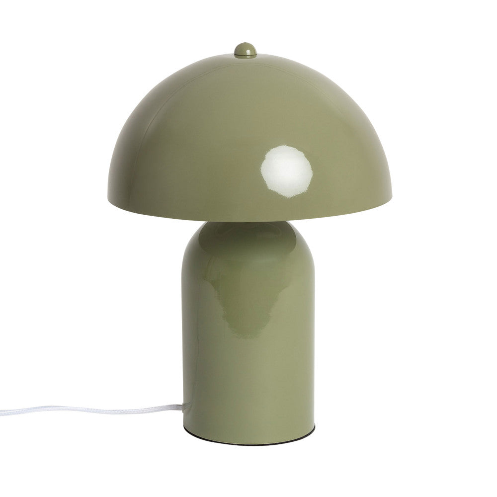 Arto - Lampe à poser champignon en métal - Vert - 2