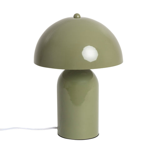 Arto - Lampe à poser champignon en métal - Vert - 2