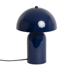 Arto - Lampe à poser champignon en métal - Indigo - 2