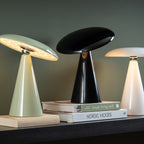 Phoebe - Lampe à poser LED sans fil rechargeable - Vert de gris - 1