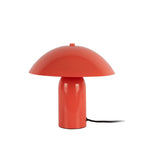 Astuto - Lampe à poser champignon en métal - Rouge corail - 2