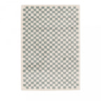 Laria - Tapis damiers - Bleu 120x170 cm - 1