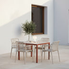 Brano - Lot de 2 fauteuils de jardin en résine - Beige - 1