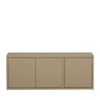 Turner - Meuble TV 3 portes en bois L120cm - Beige - 2