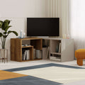 Flex - Meuble TV d'angle modulable en bois L145cm - Beige - 1
