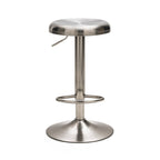 Pop - Tabouret de bar réglable en métal H60-81cm - Chrome - 2