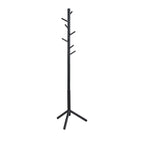 Hooky - Porte-manteaux en bois H176cm - Noir - 2