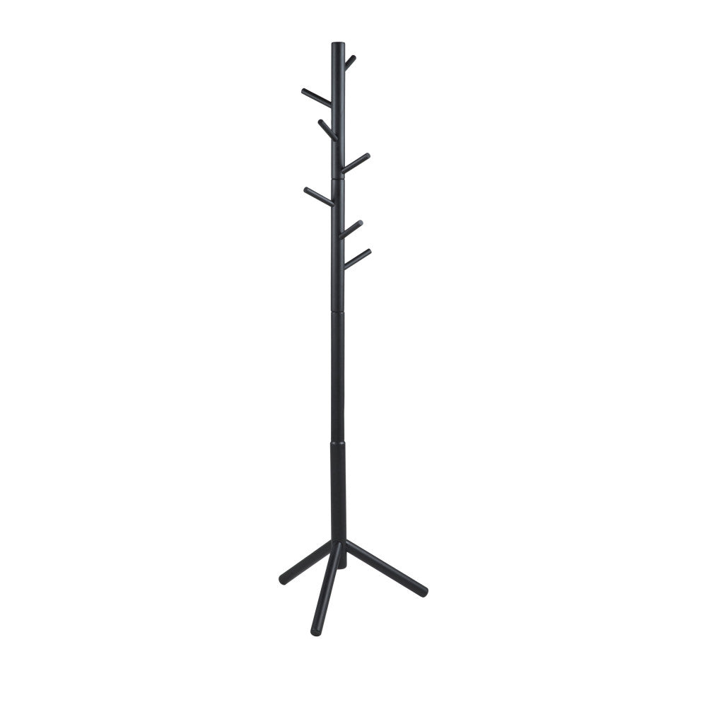 Hooky - Porte-manteaux en bois H176cm - Noir - 2