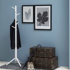 Hooky - Porte-manteaux en bois H176cm - Blanc - 1