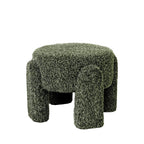 Nolan - Pouf en tissu - Vert olive - 2