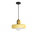 Opaco Grato - Suspension en métal avec abat-jour cylindrique - Jaune - 2