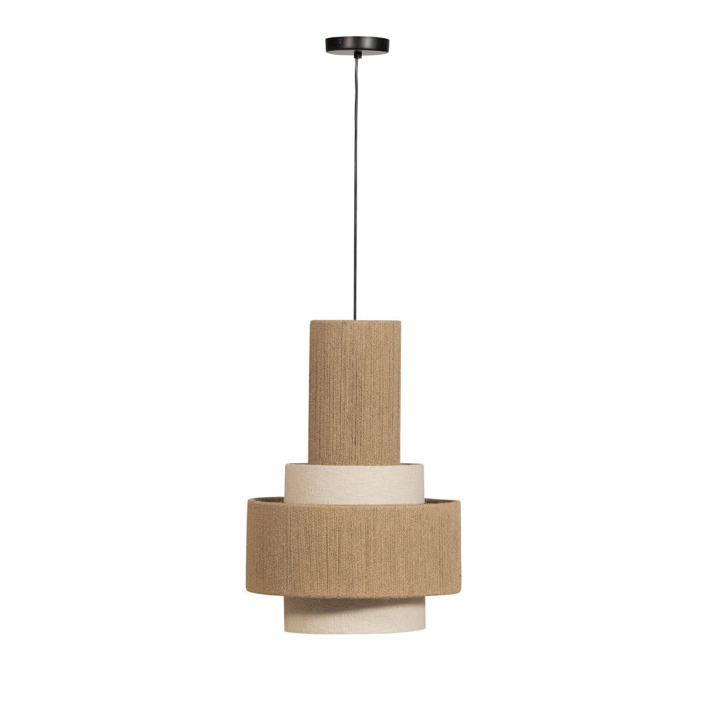 Pelle - Suspension ronde en corde ø38cm - Naturel - 2