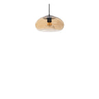 Evo - Suspension ronde en verre ø28cm - Verre ambré - 2