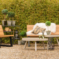 Sunny - Table d'appoint en métal ø60cm - Beige - 1