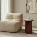 Wave - Table d'appoint en métal H 47 cm - Bordeaux - 1