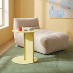 Jimy - Table d'appoint en métal H50cm - Jaune - 1