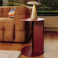 Jimy - Table d'appoint en métal H50cm - Bordeaux - 1