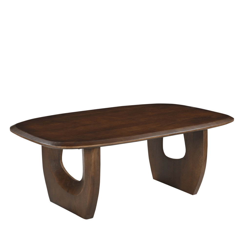 Sinjai - Table basse en bois - Bois foncé - 2