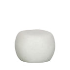 Pebble - Table basse en fibre d'argile ø50cm - Blanc - 2