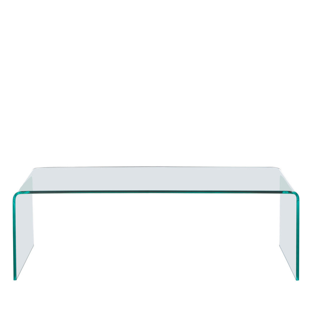 Nido - Table basse en verre L110cm - Transparent - 2