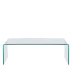 Nido - Table basse en verre L110cm - Transparent - 2