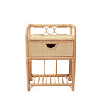 Tondano - Table de chevet en rotin - Naturel - 2